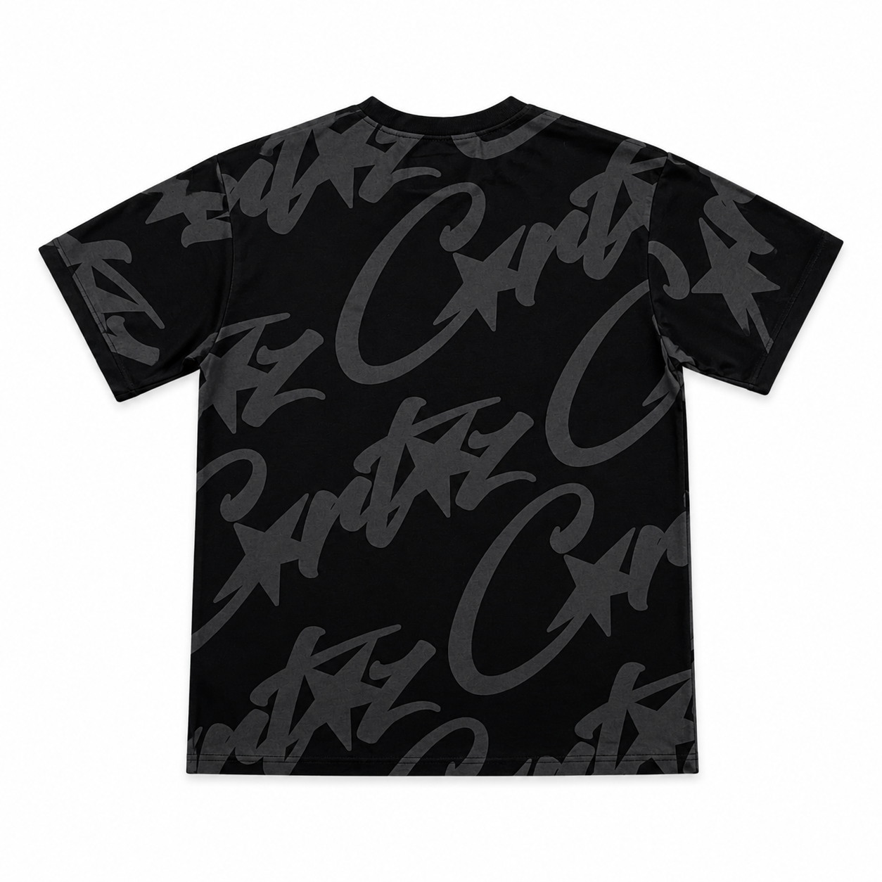 Corteiz Alcatraz Full Print T-Shirt Black