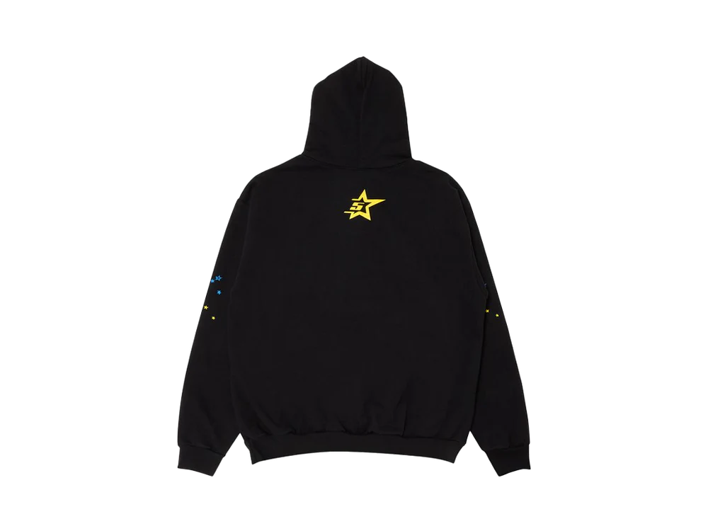 Sp5der P*nk Hoodie Black