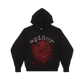 Sp5der Rhinestone OG Web V2 Hoodie Black Red