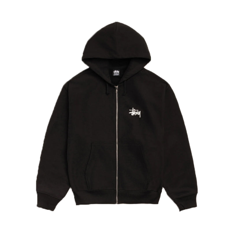 Stussy Basic Zip Hoodie Black