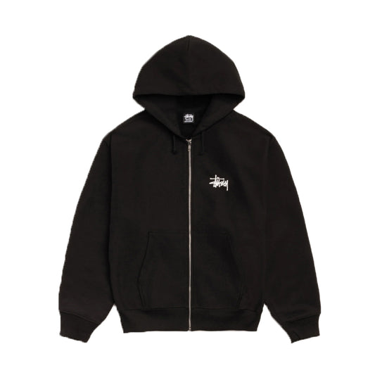 Stussy Basic Zip Hoodie Black