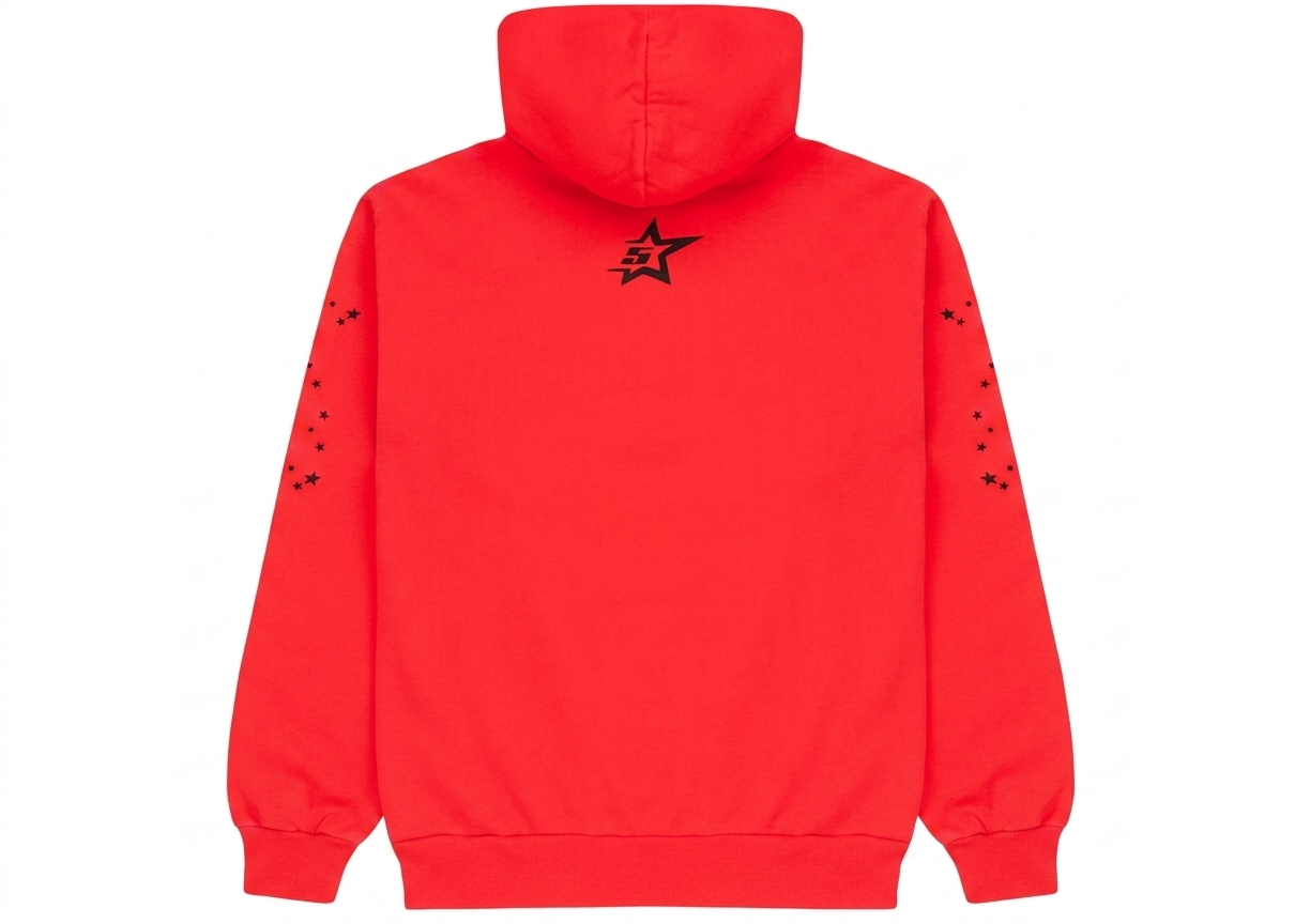 Sp5der P*nk Hoodie V2 Red