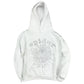 Sp5der Rhinestone Logo Hoodie 'White'