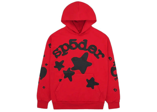 Sp5der Beluga Hoodie Red