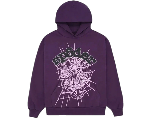 Sp5der Web Hoodie 'Grape'