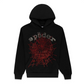 Sp5der Rhinestone OG Web V2 Hoodie Black Red