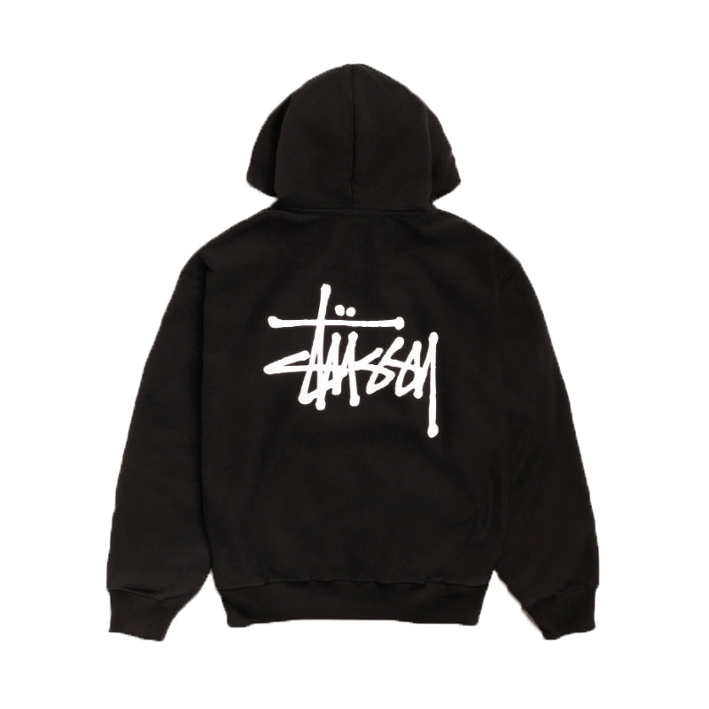 Stussy Basic Zip Hoodie Black